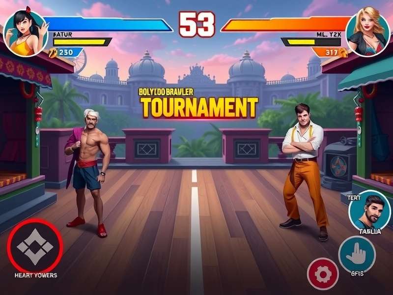 Bollywood Brawler character selection screen